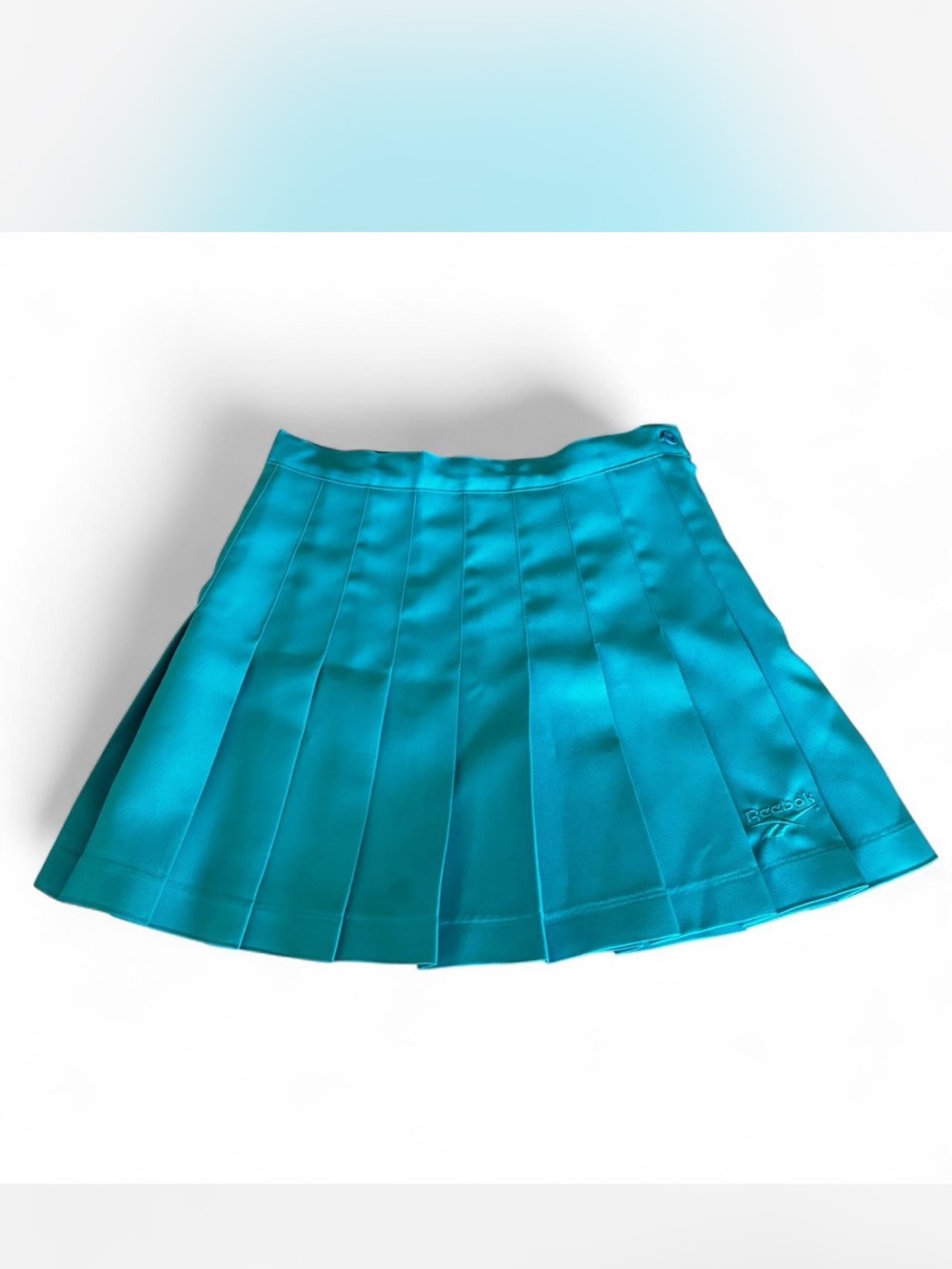 Vintage Reebok Women's Teal Pleated Active Skirt